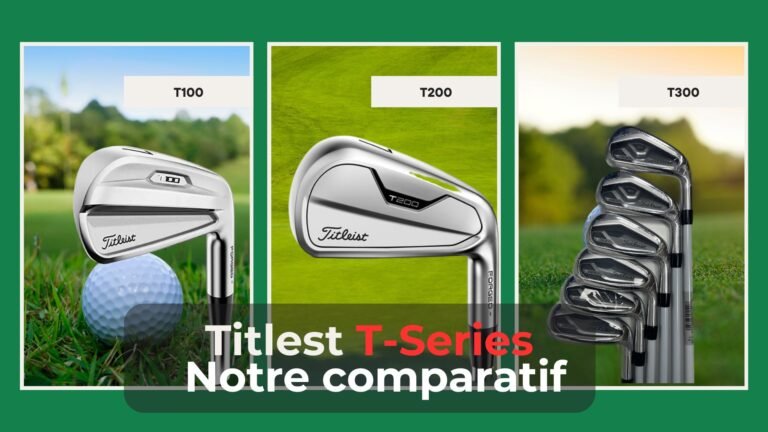 Titleist T-Series : Comparaison des modèles T100, T200, et T300 de Titleist