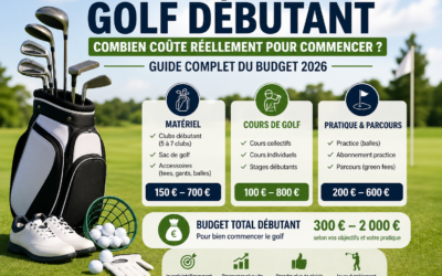 Budget golf débutant : combien coûte vraiment le matériel, les cours et la pratique pour commencer le golf